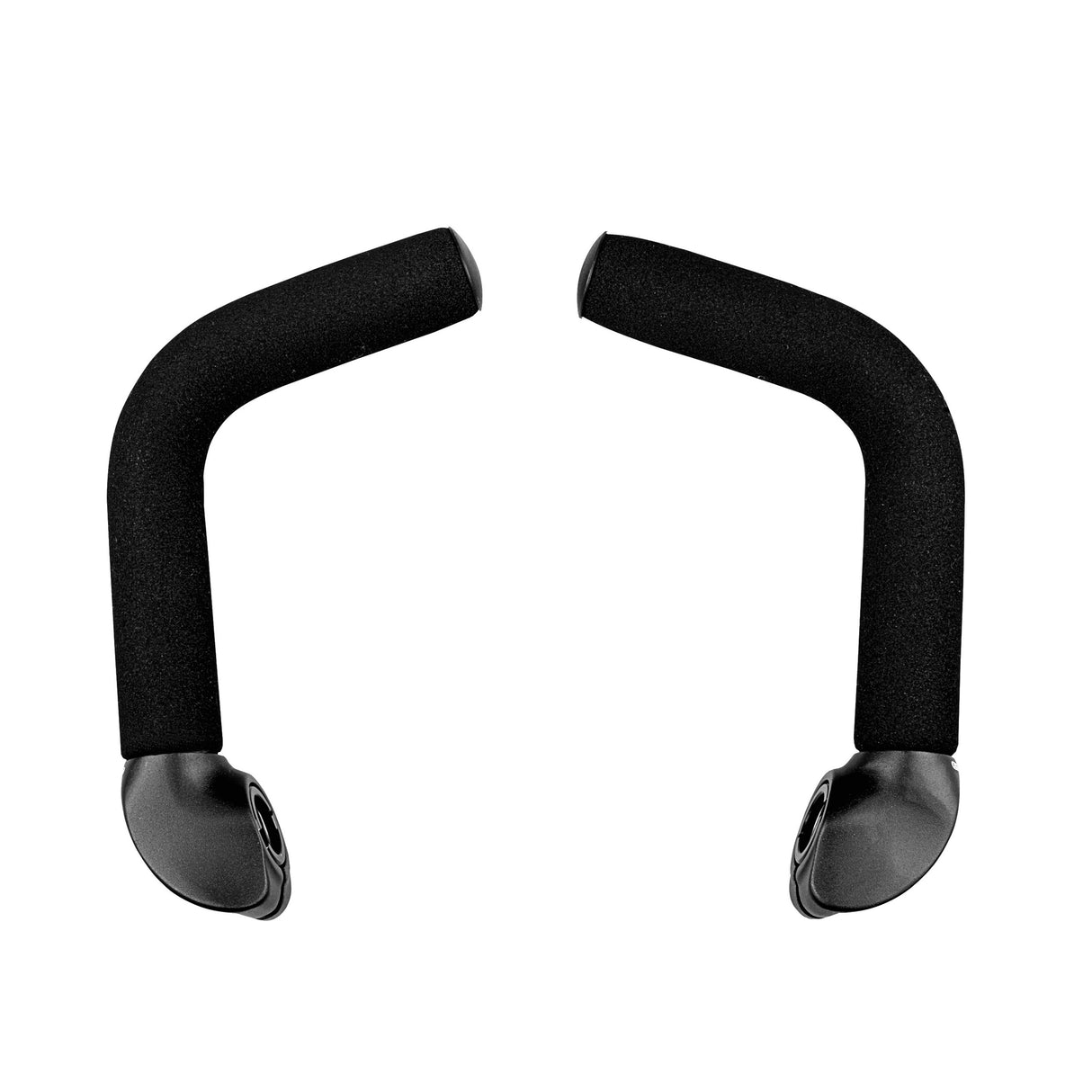 Ergotec Bar Ends EVO Touring (Size L, 15°/360° adjustable | Black Sandblasted/Black) - ZEITBIKE