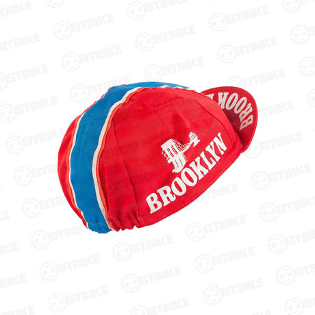 ZEITBIKE - Vintage Cycling Cap - Brooklyn - Red - ZEITBIKE