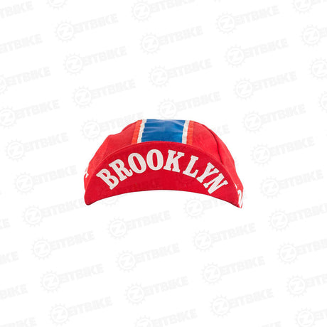ZEITBIKE - Vintage Cycling Cap - Brooklyn - Red - ZEITBIKE