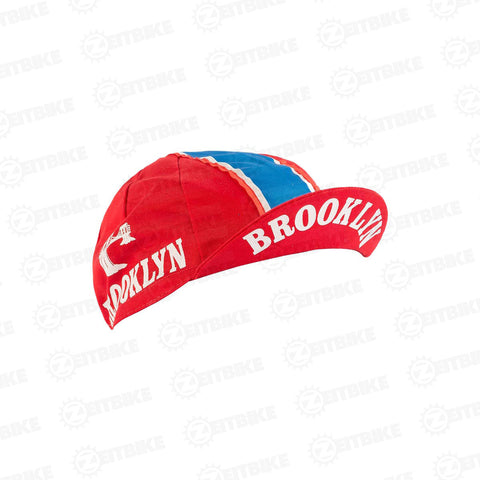 Cycling Cap - Vintage - Brooklyn - Red