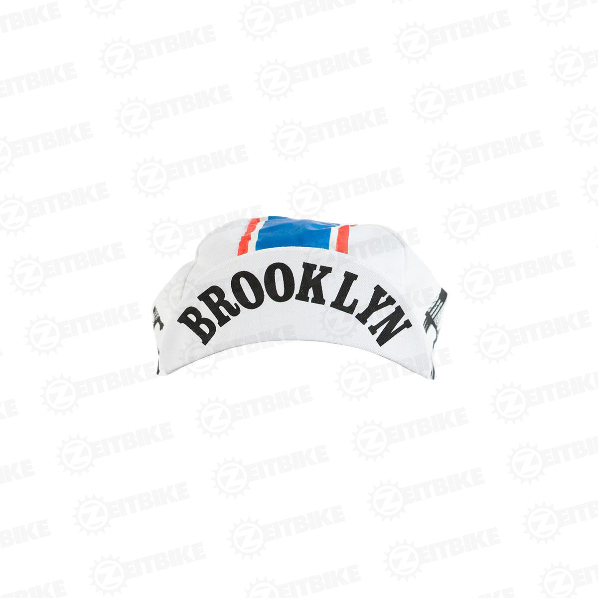 ZEITBIKE - Vintage Cycling Cap - Brooklyn - White