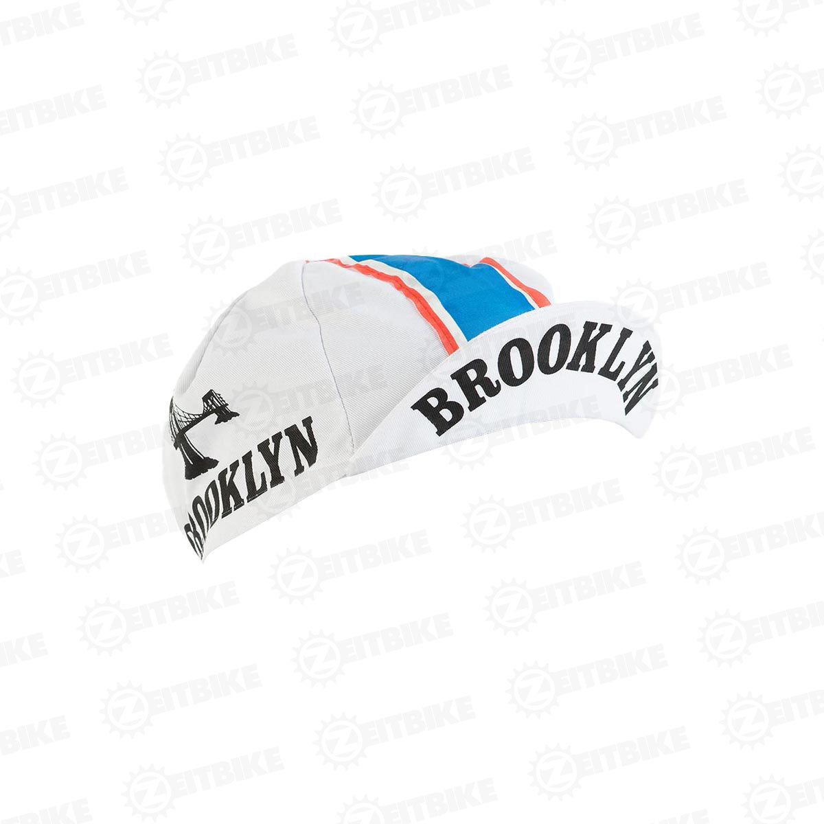 ZEITBIKE - Vintage Cycling Cap - Brooklyn - White