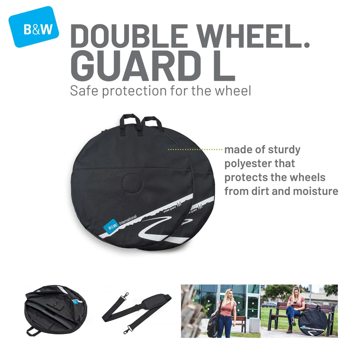 B&W Transport Bag - Double Wheelguard