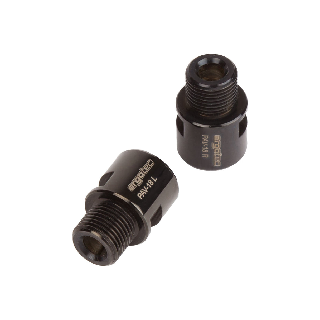 Ergotec Pedal Extention Adapter (Set, 9/16'' | Black Chromed)