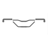 Ergotec Handlebar Trekking (31.8, GW610, GL193, GH32, 45° | Black Sandblasted | AL6061 T6, DB:1.7-2.5-1.7)