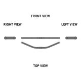 Ergotec Handlebar Moon (25,4 GW605, GL180, GH0, 23° | Black)