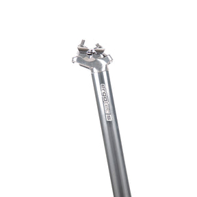 Ergotec Seat Post Atar (31.6 x 550 | Silver Polished) - ZEITBIKE