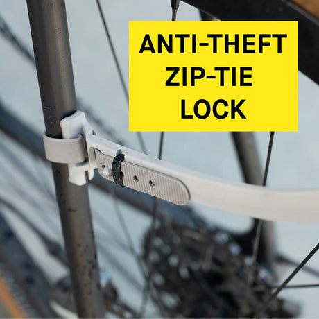 Ass Savers Win Wing 2 Gravel Rear Mudguard w/ Black Wishbone - ZEITBIKE