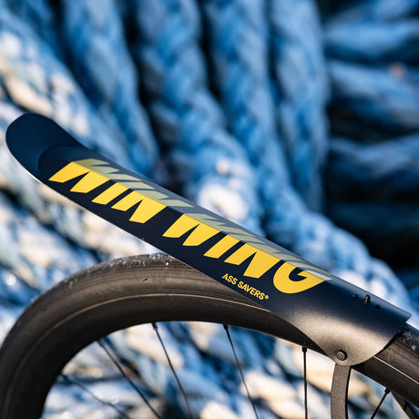 Ass Savers Win Wing 2 Road Rear Mudguard w/ Black Wishbone - ZEITBIKE