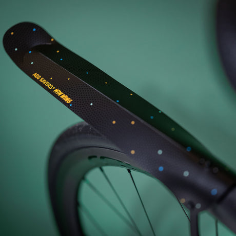 Ass Savers Win Wing 2 Road Rear Mudguard w/ Black Wishbone - ZEITBIKE