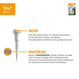 Lignum Classic Golf Tees