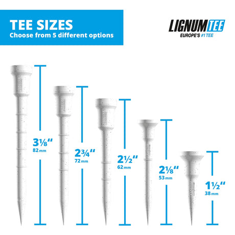 Lignum Classic Golf Tees - ZEITBIKE