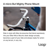 Loop - Micro Mount - Ultra-Compact Stem Cap Phone Mount - ZEITBIKE