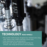 NEWMEN Wheelset - Advanced G.34 (Front Wheel - 4 622 21h FADE R SJ CL 12x100 / Rear Wheel 622 21h FADE R SJ CL 12x142 XDR)