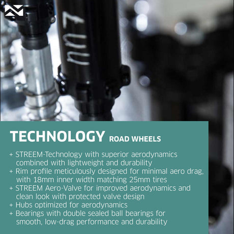 NEWMEN Wheelset - STREEM Sprint | Road - ZEITBIKE