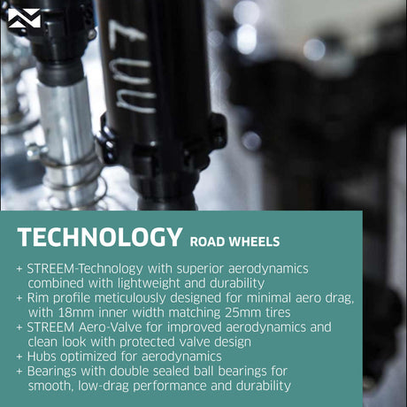 NEWMEN Wheelset - Streem TIME TRIAL Vonoa | Road (With Rear Driver Replacement Option) - ZEITBIKE