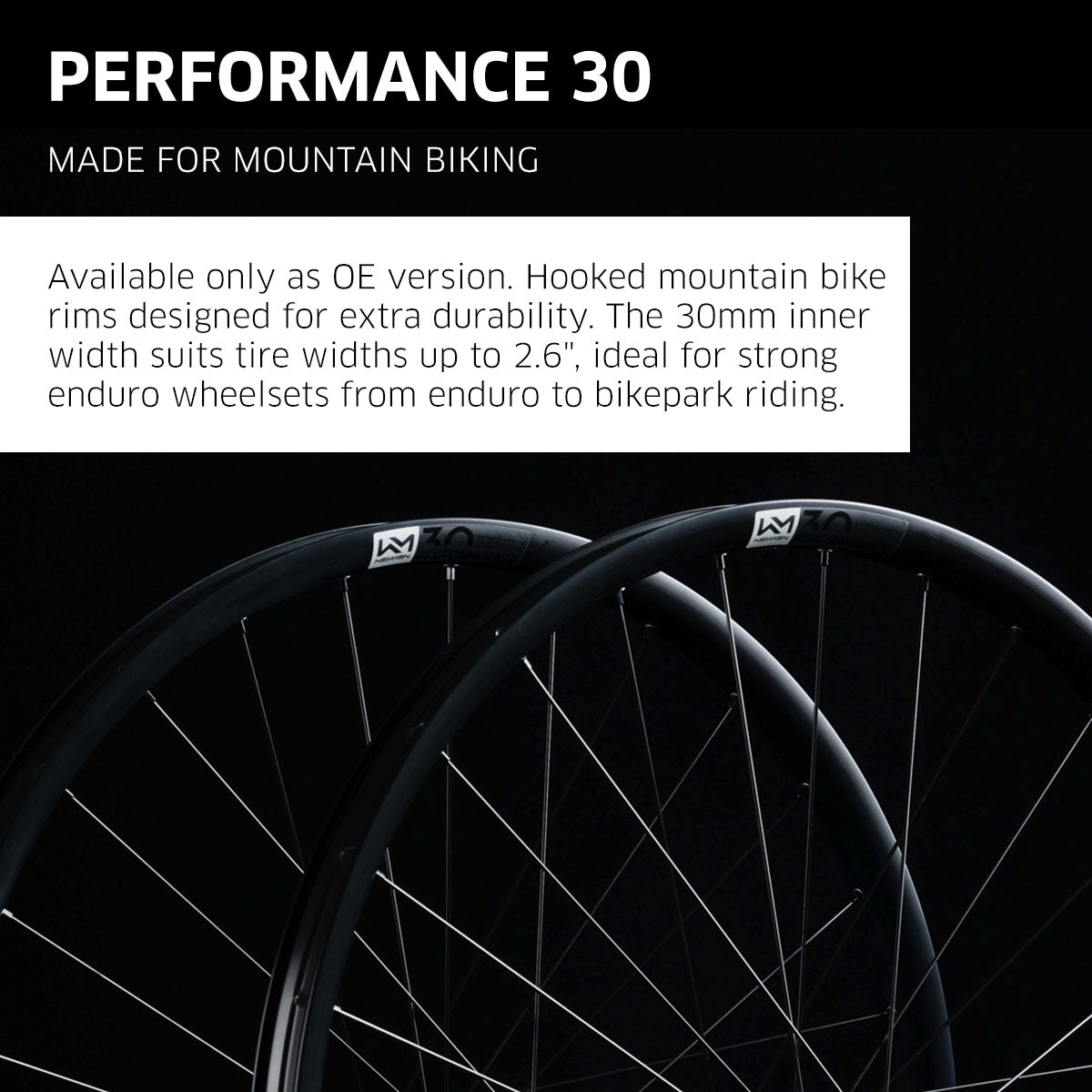NEWMEN Rear Wheel - Performance 30 base 29" 28h FADE SP 6B 12x148 XD - Trail