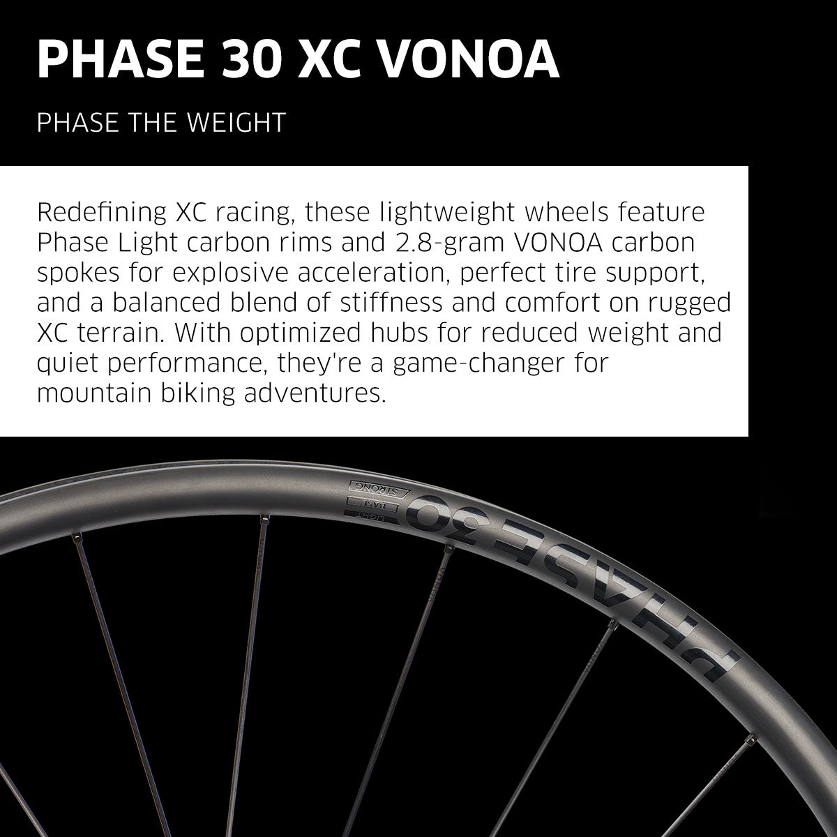 NEWMEN - Wheel (Front) - Phase 30 Light VONOA | Cross Country - [D]