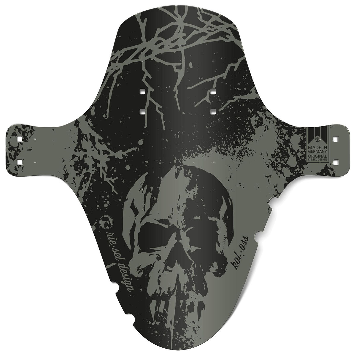 Riesel Design Slim Rear Saddle Mudguard - Stealth, Tool-Free For Road & MTB Bikes