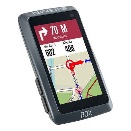 SIGMA GPS Bike Computer - ROX 12.1 EVO Sensor Set - Night Grey - ZEITBIKE