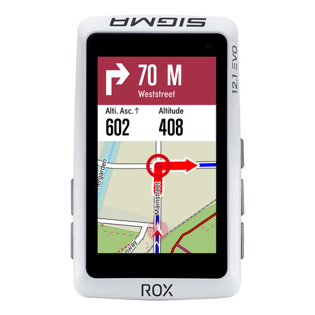 SIGMA GPS Bike Computer - ROX 12.1 EVO Sensor Set - Night Grey - ZEITBIKE