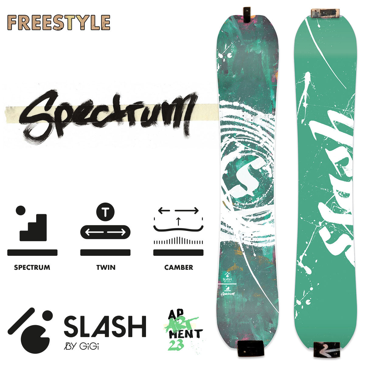 Slash by GiGi -  Spectrum Snowboard (ApARTment23)