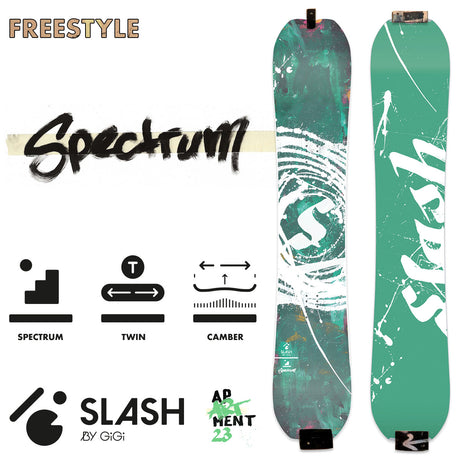 Slash by GiGi -  Spectrum Snowboard  - ApARTment - ZEITBIKE