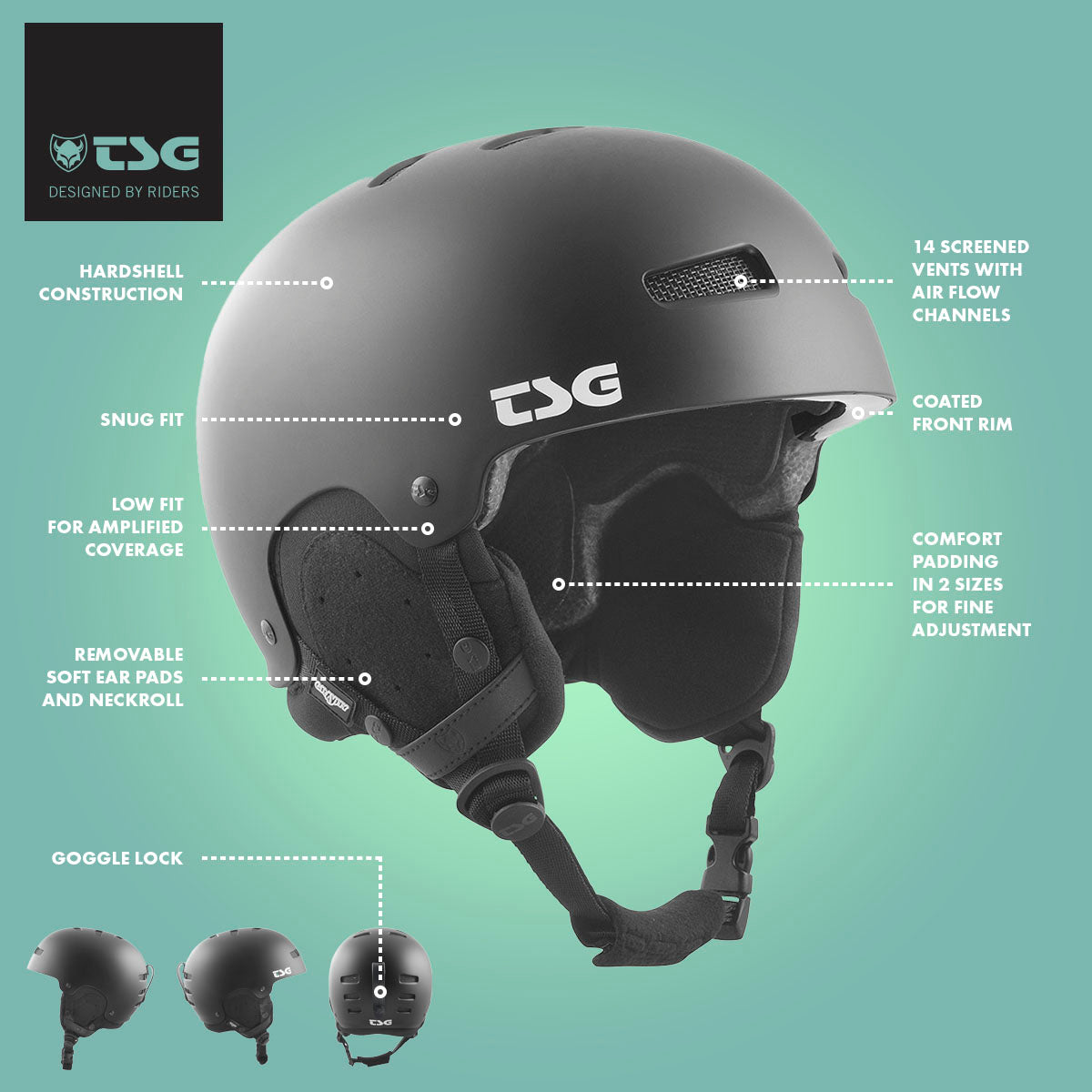 TSG - Ski/Snowboard Helmet - Gravity