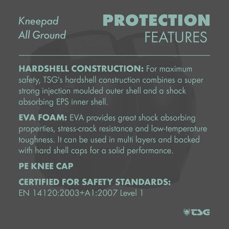 TSG - Kneepad All Ground (Skate Knee Pads) - ZEITBIKE