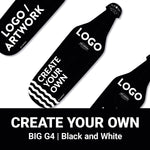 ASS SAVERS - Custom Fenders - BIG GEN 4 - Black & White (Starting at 100 pcs @ $7.19/pc) - ZEITBIKE