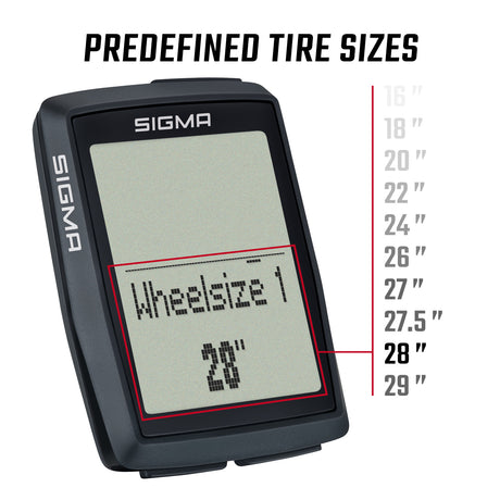SIGMA Computers - Originals BC 14.0 Wireless STS w/ Optional Cadence - ZEITBIKE