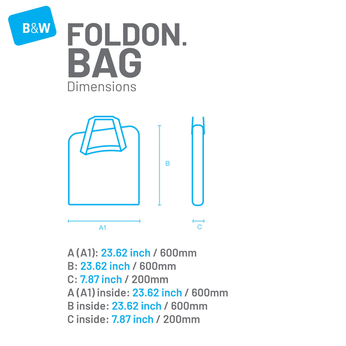 B&W Transport Bag - Foldon Bag