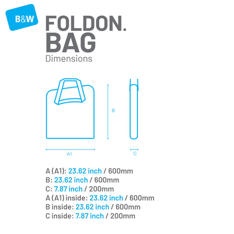B&W Transport Bag - Foldon Bag - ZEITBIKE