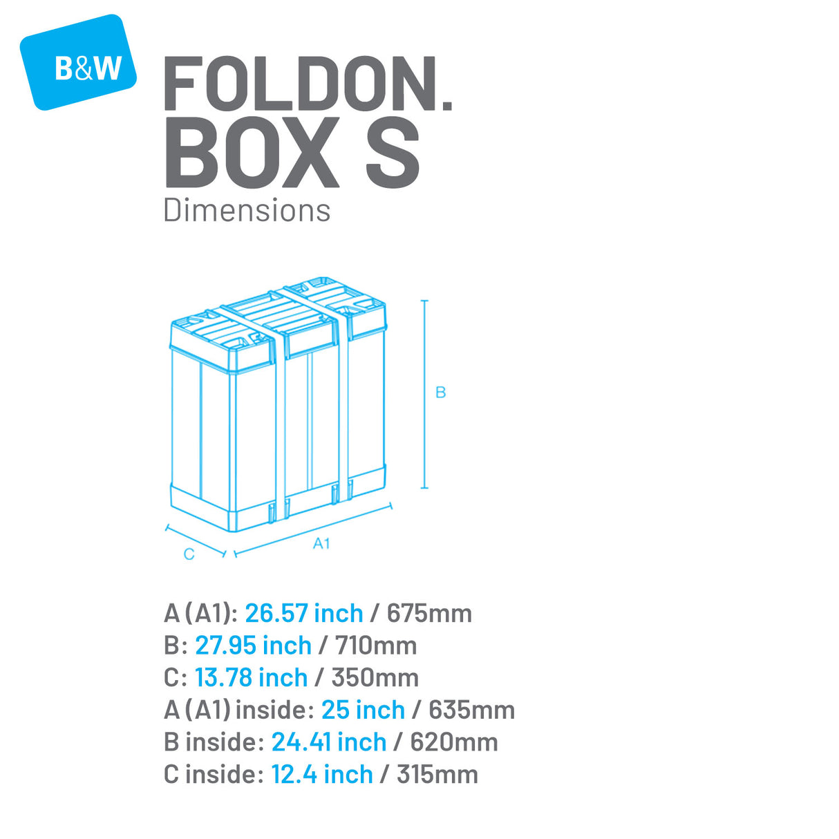 B&W Protection/Transport - Foldon Box S