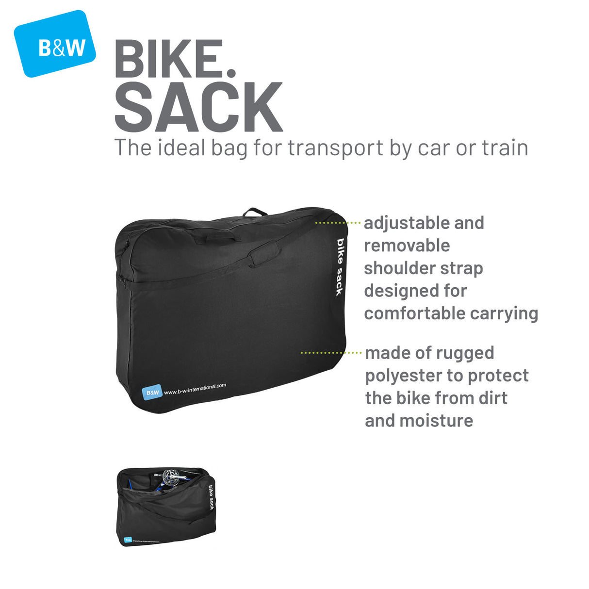 B&W Transport Bag - Bike Sack