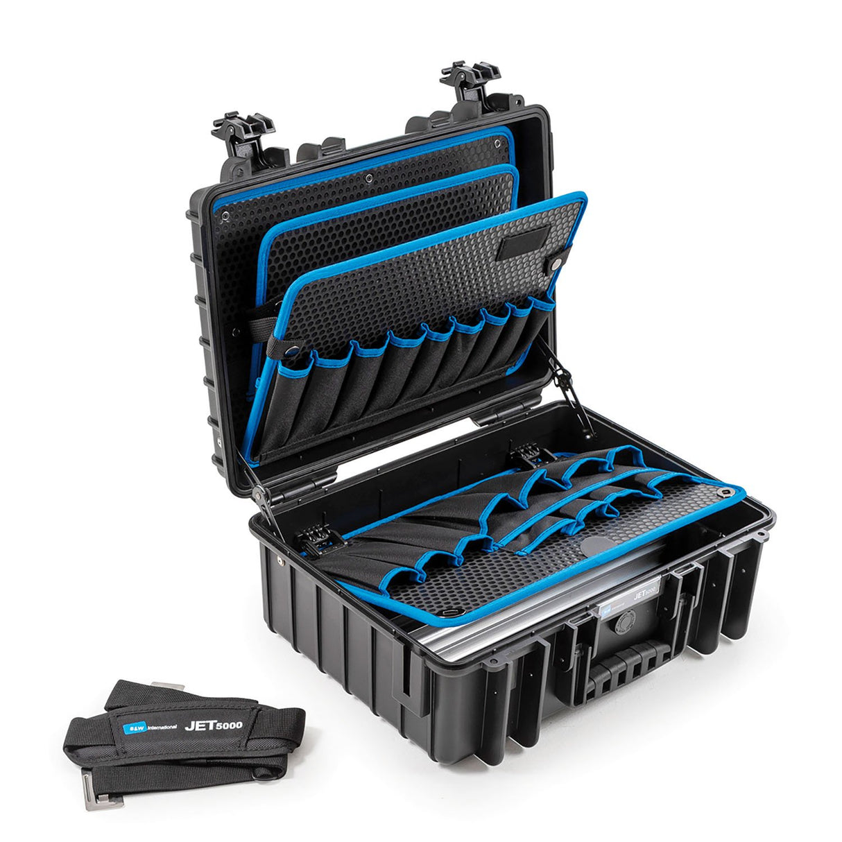 B&W Waterproof Case - Jet 5000 Outdoor Tool Case with Pocket Tool Boards