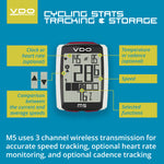 VDO Bicycle Computer M5 (wireless) bundle w/heart rate & cadence - ZEITBIKE