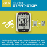 VDO Bicycle Computer M5 (wireless) bundle w/heart rate & cadence - ZEITBIKE