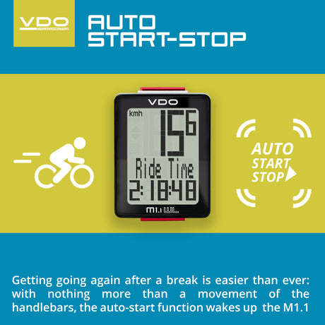 VDO Bicycle Computer M1.1 (Wireless) - ZEITBIKE