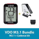 VDO Bicycle Computer M3.1 (wireless) bundle w/ cadence - ZEITBIKE