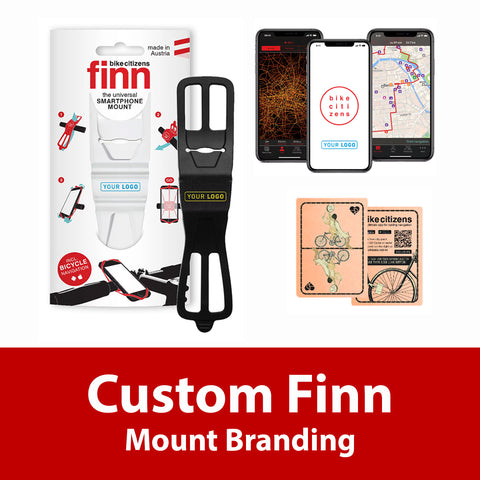 FINN Custom Phone Mounts Mount Branding Bundle ZEITBIKE