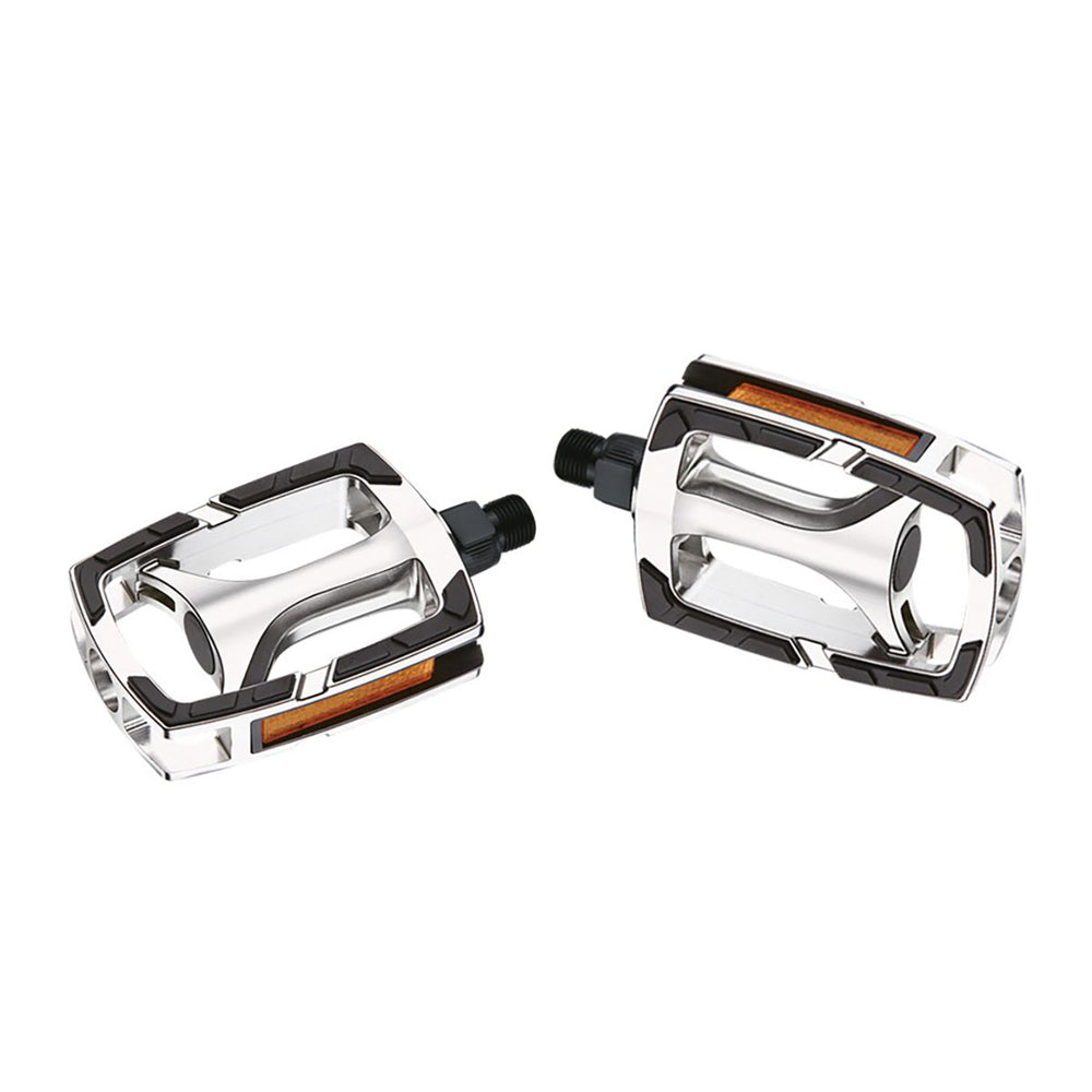 ergo pedal Ergotec 628 alloy anti slip Pedals silver