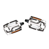 Ergotec - Pedals 628 (9/16'' with Reflector | Silver/Black)