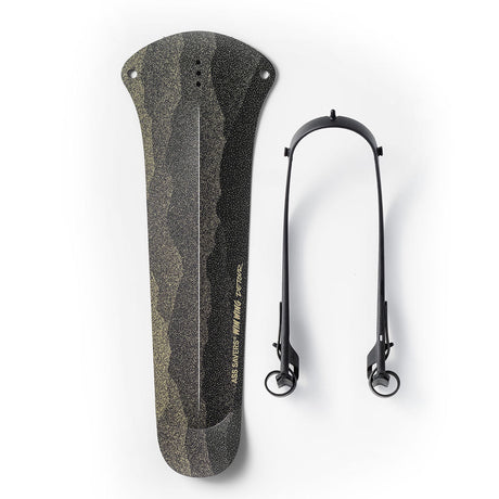 Ass Savers Win Wing 2 Gravel Rear Mudguard w/ Black Wishbone - ZEITBIKE