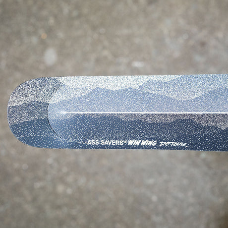 Ass Savers Win Wing 2 Gravel Rear Mudguard w/ Black Wishbone - ZEITBIKE