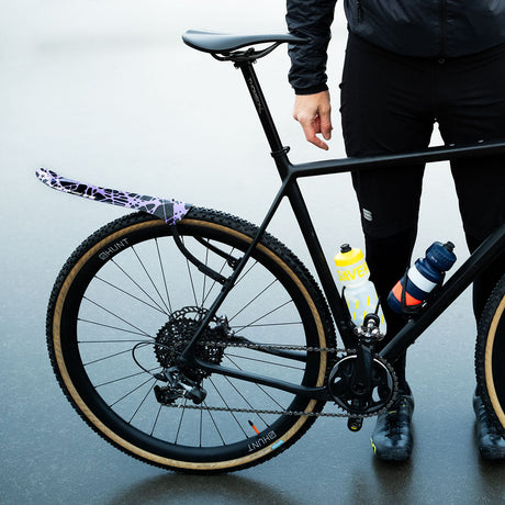 Ass Savers Win Wing 2 Gravel Rear Mudguard w/ Black Wishbone - ZEITBIKE