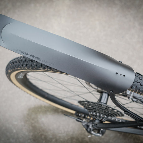 Ass Savers Win Wing 2 Gravel Rear Mudguard w/ Black Wishbone - ZEITBIKE