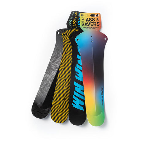 Ass Savers Win Wing 2 Gravel Rear Mudguard w/ Black Wishbone - ZEITBIKE