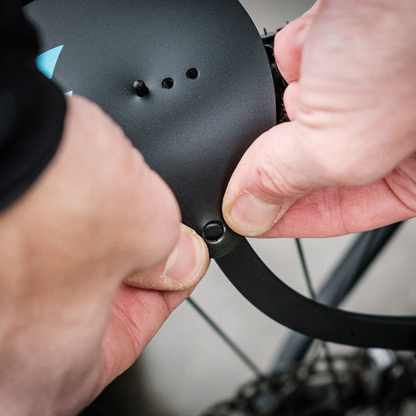 Ass Savers Win Wing 2 Gravel Rear Mudguard w/ Black Wishbone - ZEITBIKE