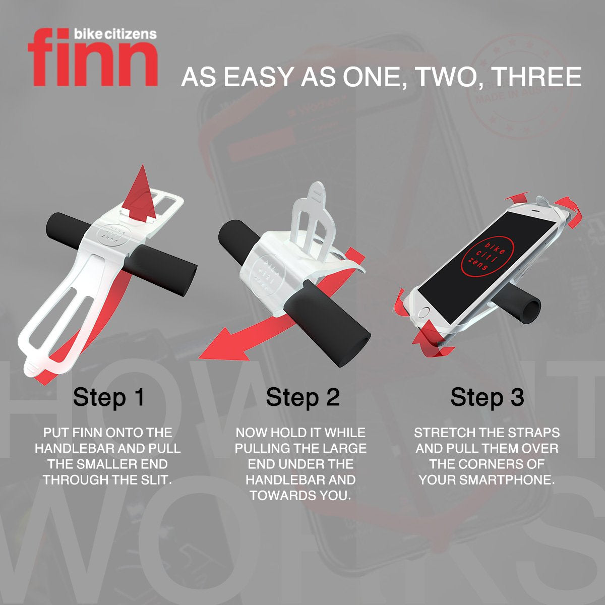 FINN - Universal Bicycle Phone Mount - Assorted Pack (5 Colors) - ZEITBIKE